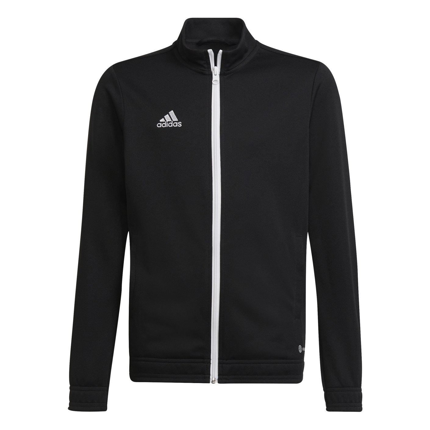 adidas Entrada 22 Full-Zip Trainingspak Kids Zwart Wit