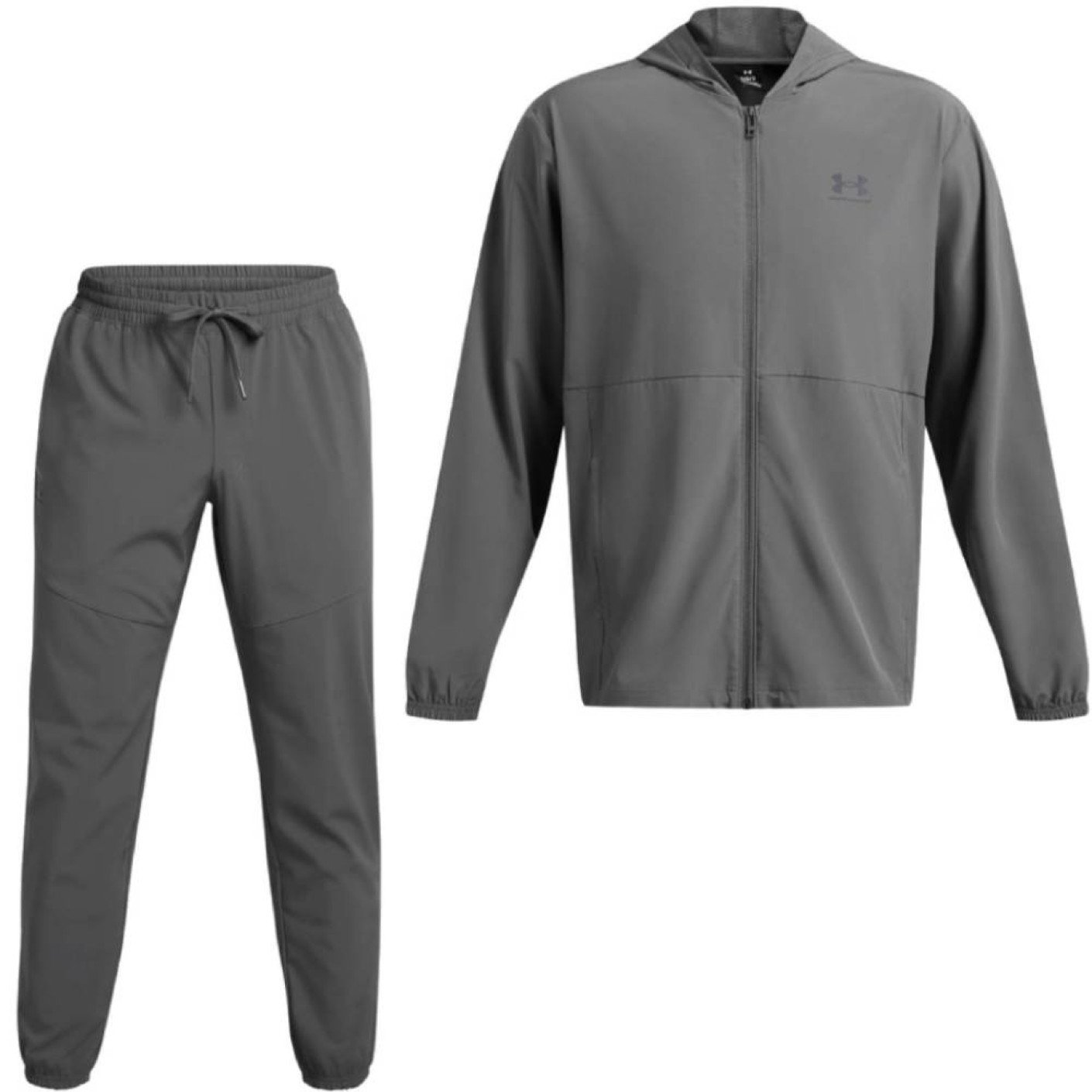 Under Armour Vibe Windbreaker Trainingspak Woven Grijs Zwart