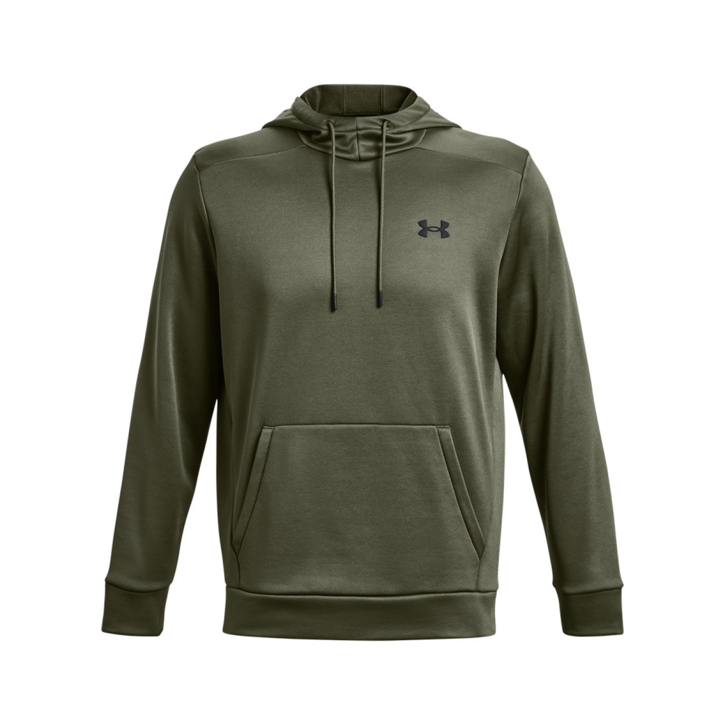 Under Armour Fleece Trainingspak Hooded Olijfgroen Zwart