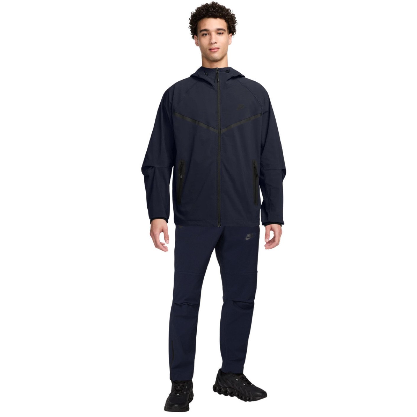 Nike Tech Sportswear Windrunner Trainingspak Woven Donkerblauw Zwart