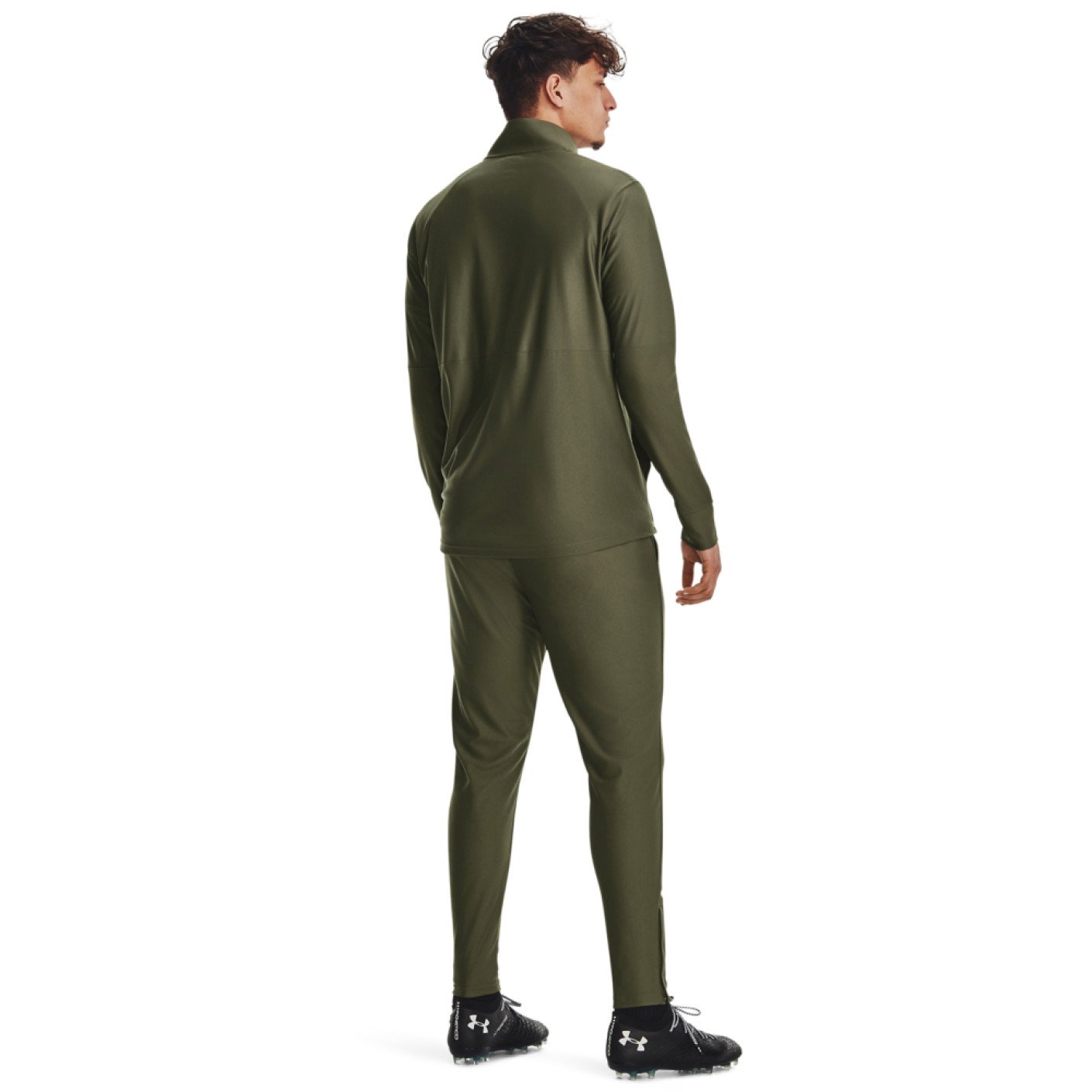 Under Armour Challenger Trainingspak Full-Zip Olijfgroen Wit