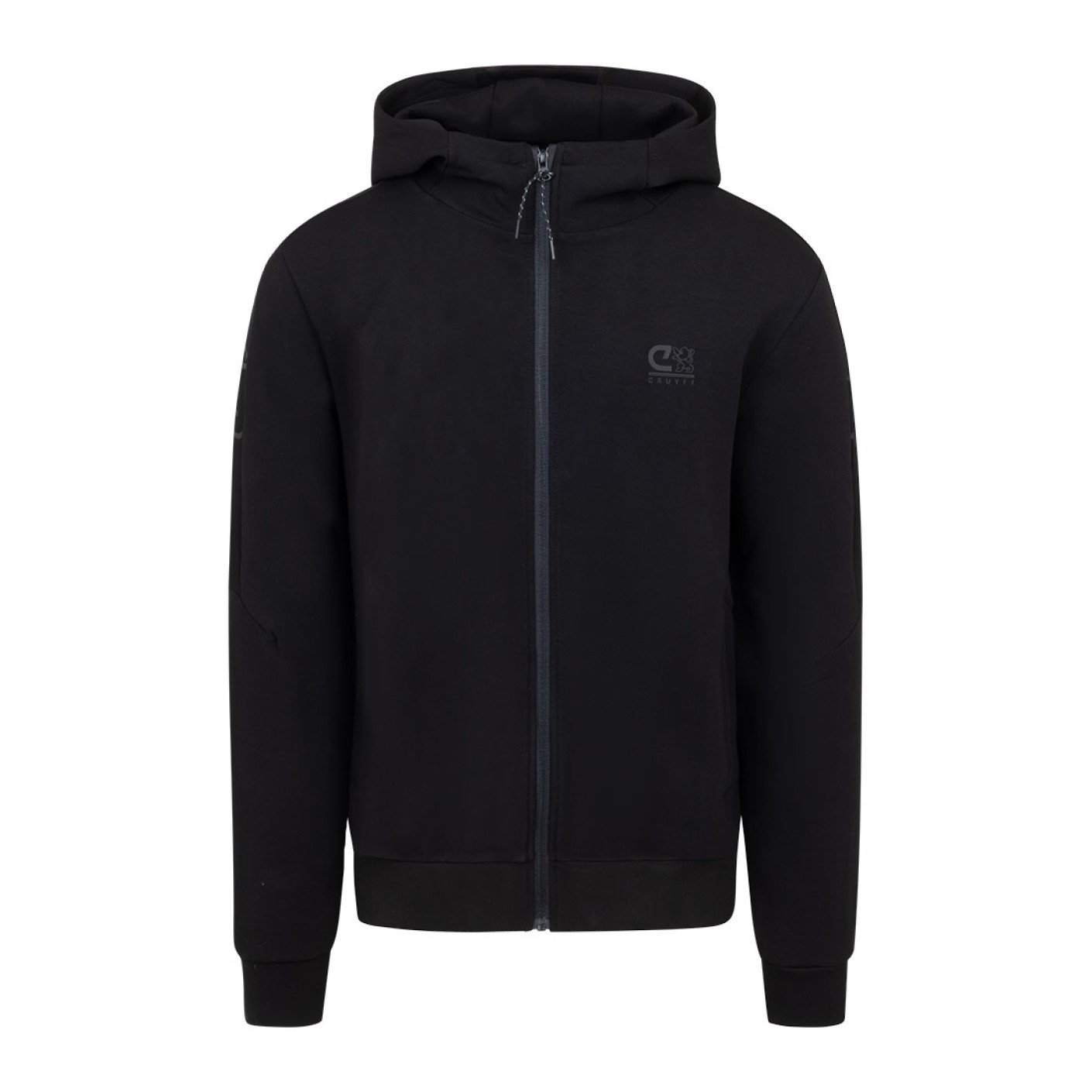 Cruyff Ignite Tape Hoodie Trainingspak Zwart Grijs