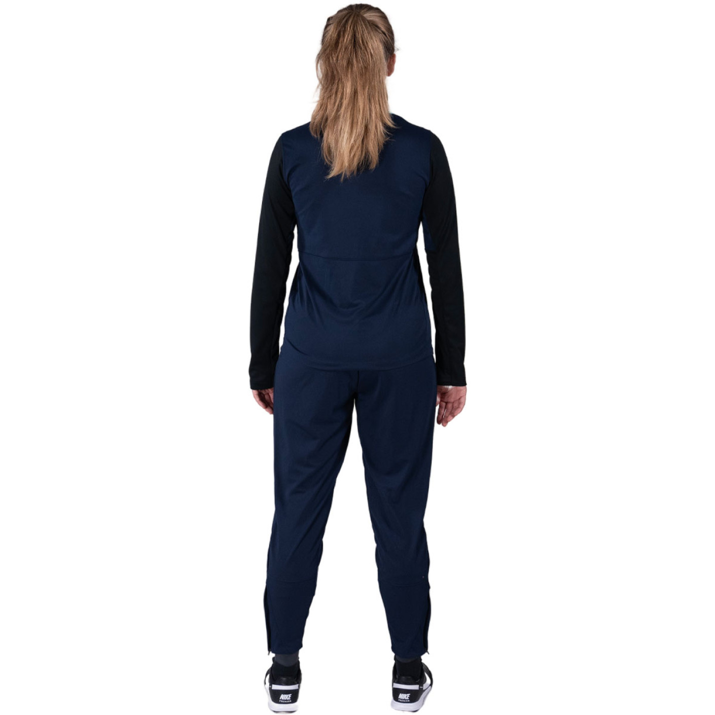 Nike KNVB Trainingspak 1/4-Zip 2024-2026 Dames Donkerblauw Turquoise Zwart