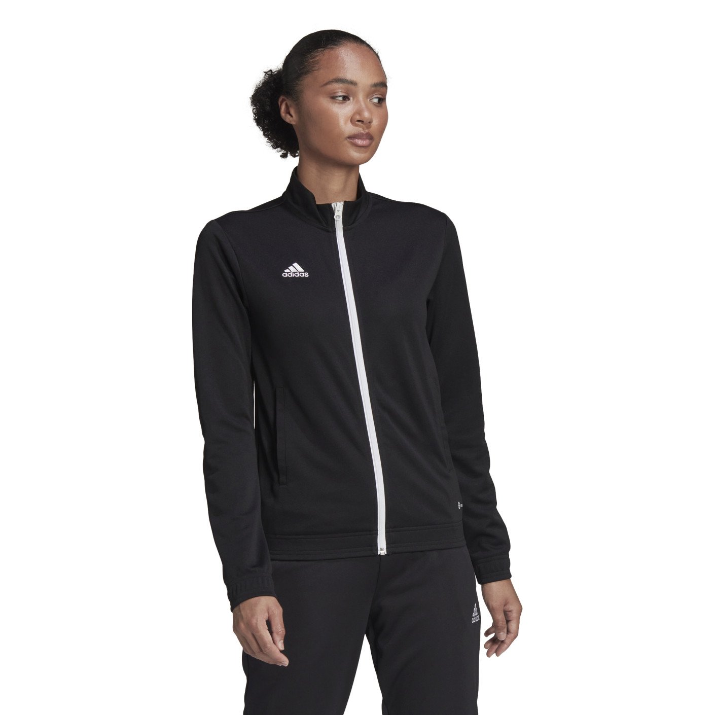 adidas Entrada 22 Full-Zip Trainingspak Dames Zwart Wit