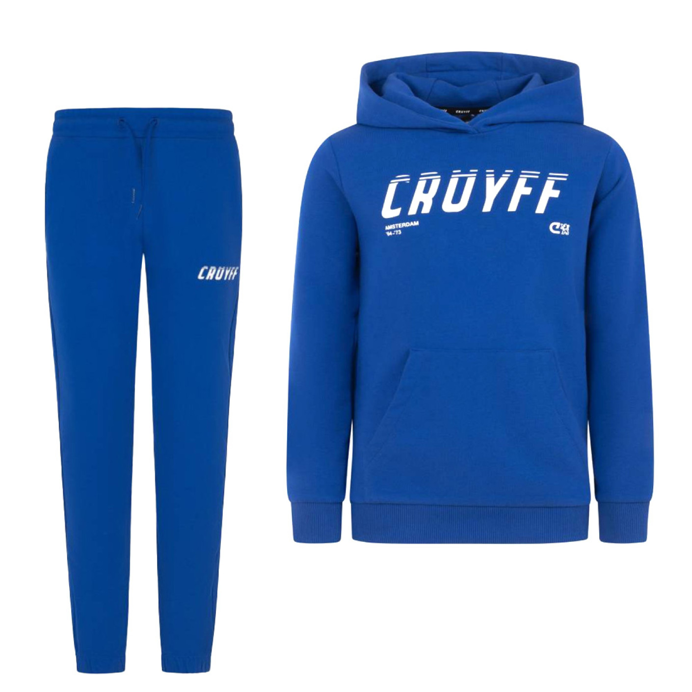 Cruyff League Joggingpak Hooded Kids Blauw