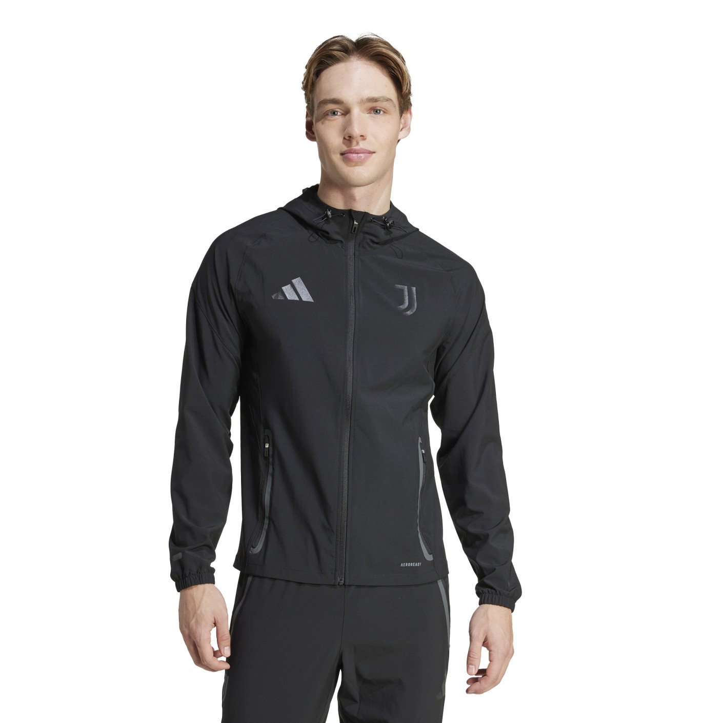 adidas Juventus Vis Tech Trainingspak Full-Zip 2024-2025 Zwart