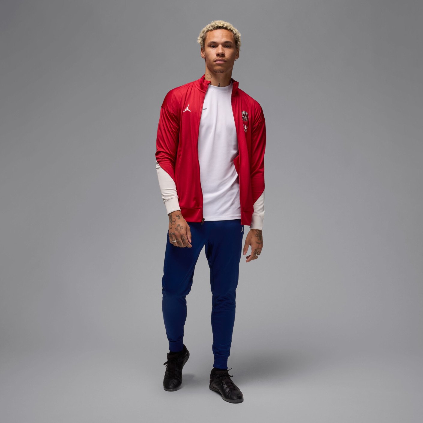 Nike Paris Saint-Germain x Jordan Strike Trainingspak Full-Zip 2024-2025 Rood Blauw Wit