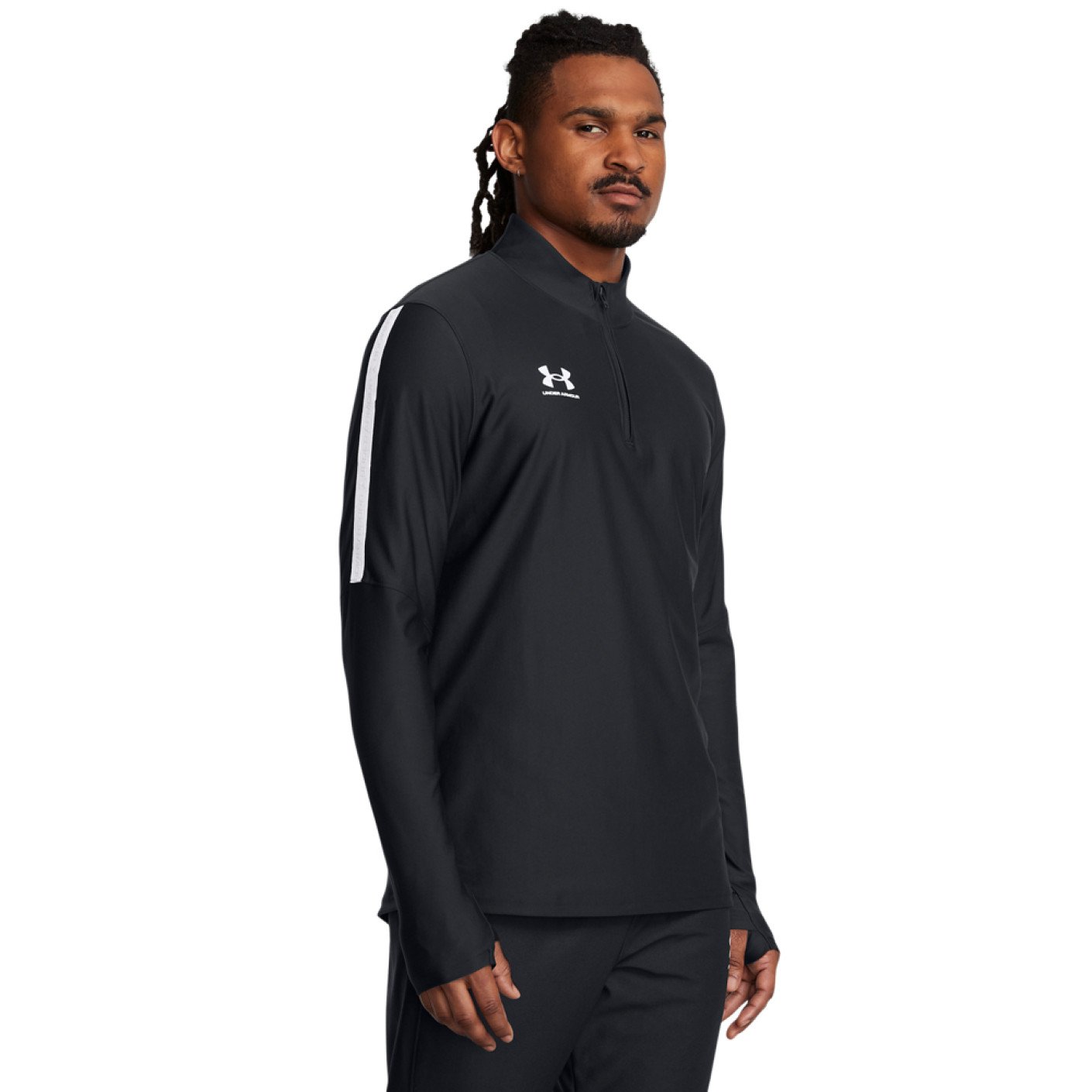 Under Armour Challenger Pro Trainingspak 1/4-Zip Zwart Wit