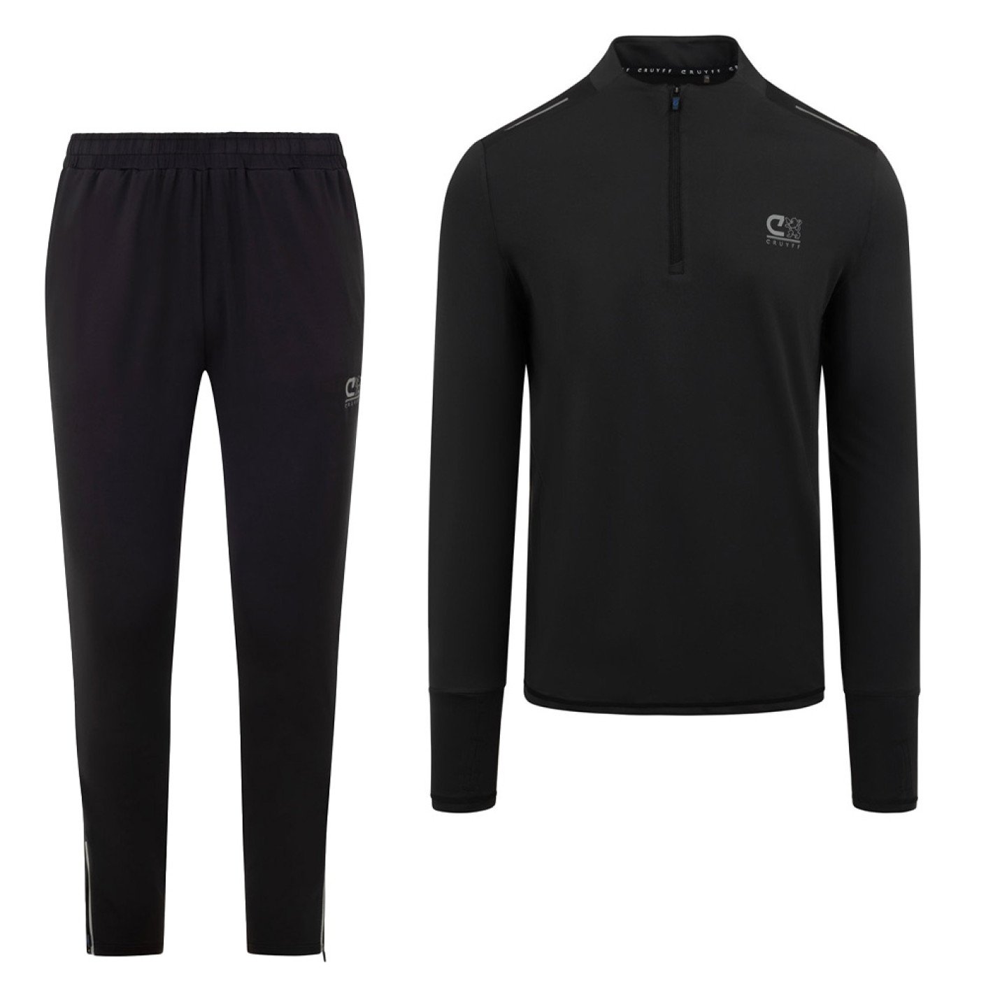 Cruyff Maximum Trainingspak 1/4-Zip Zwart