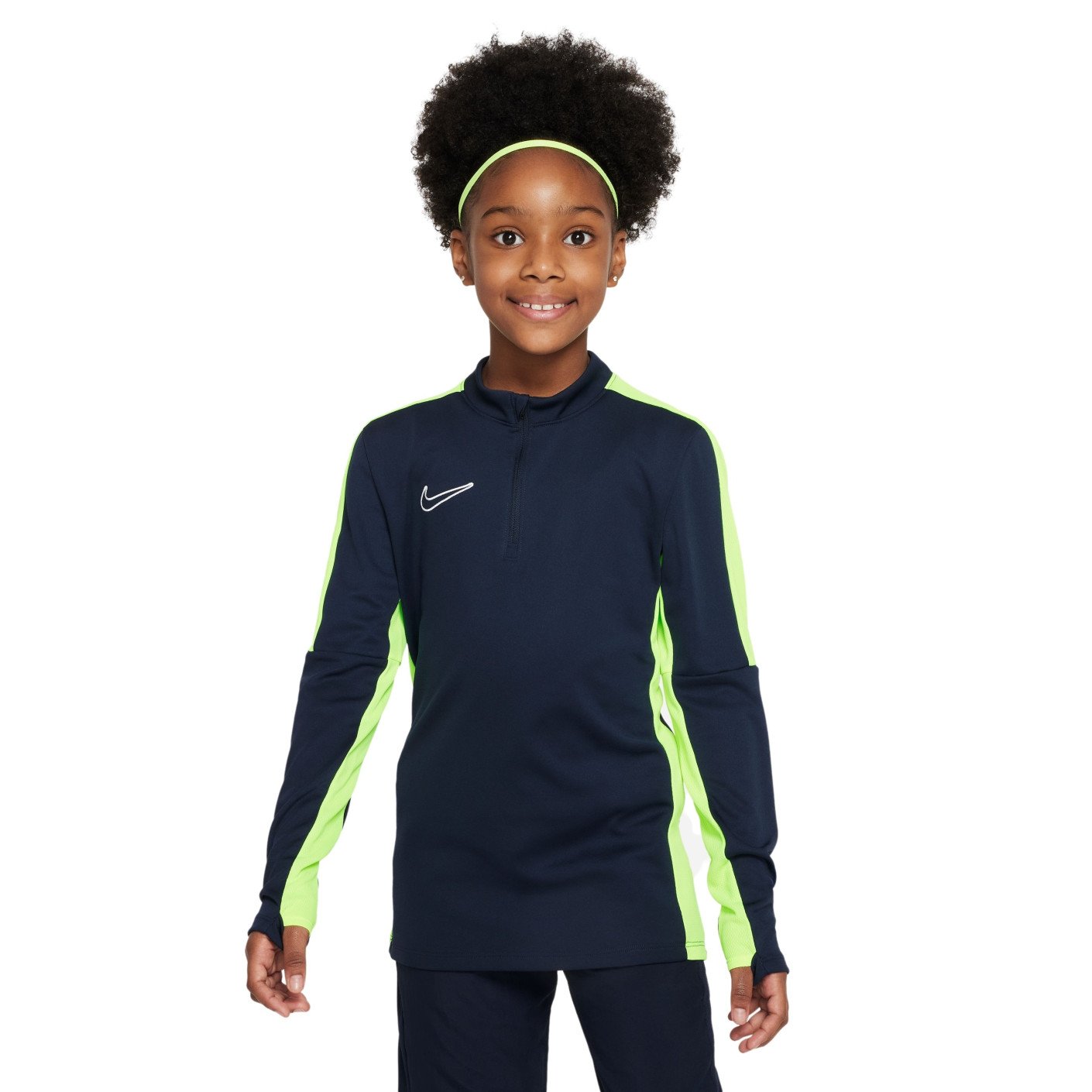 Nike Dri-FIT Academy 23 Trainingspak Kids Donkerblauw Geel Wit