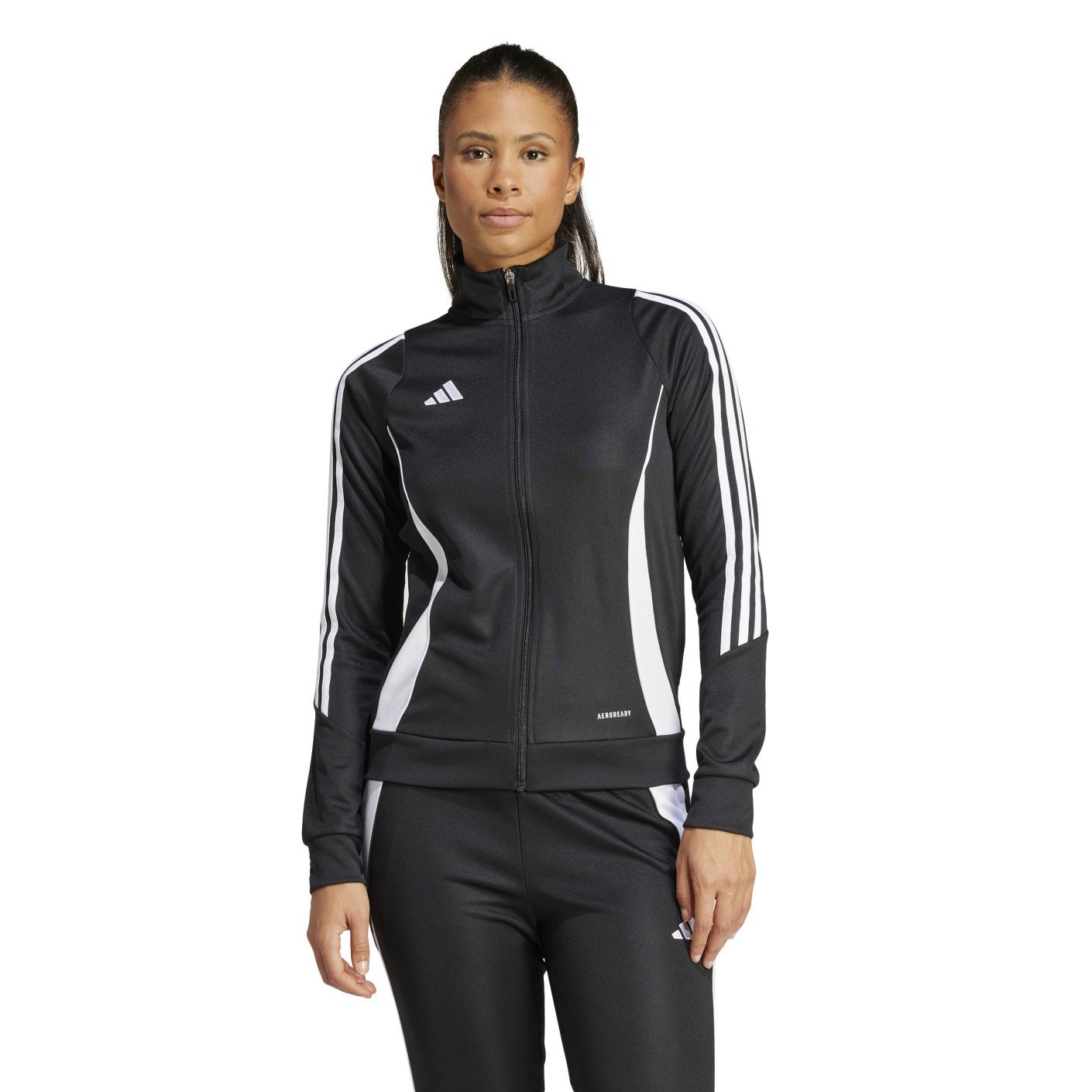 adidas Tiro 24 Trainingspak Full-Zip Dames Zwart Wit