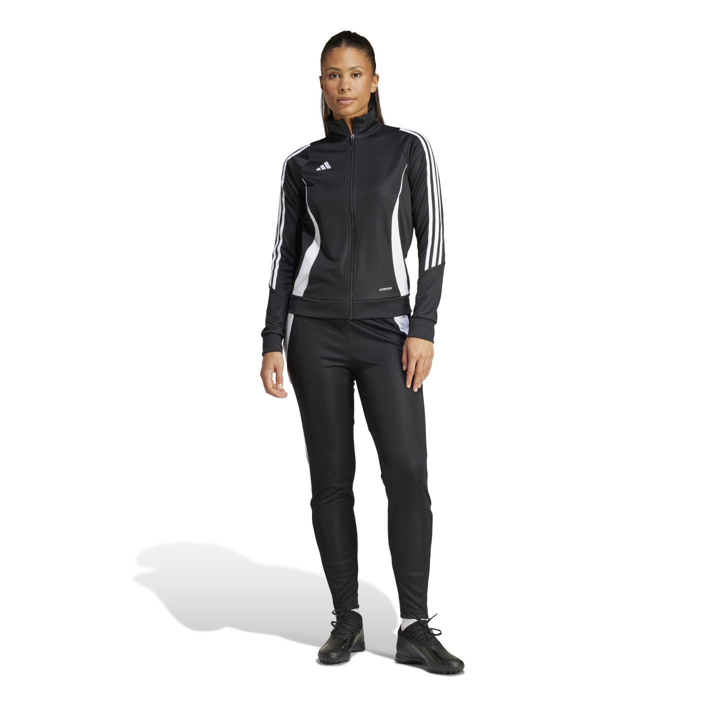 adidas Tiro 24 Trainingspak Full-Zip Dames Zwart Wit