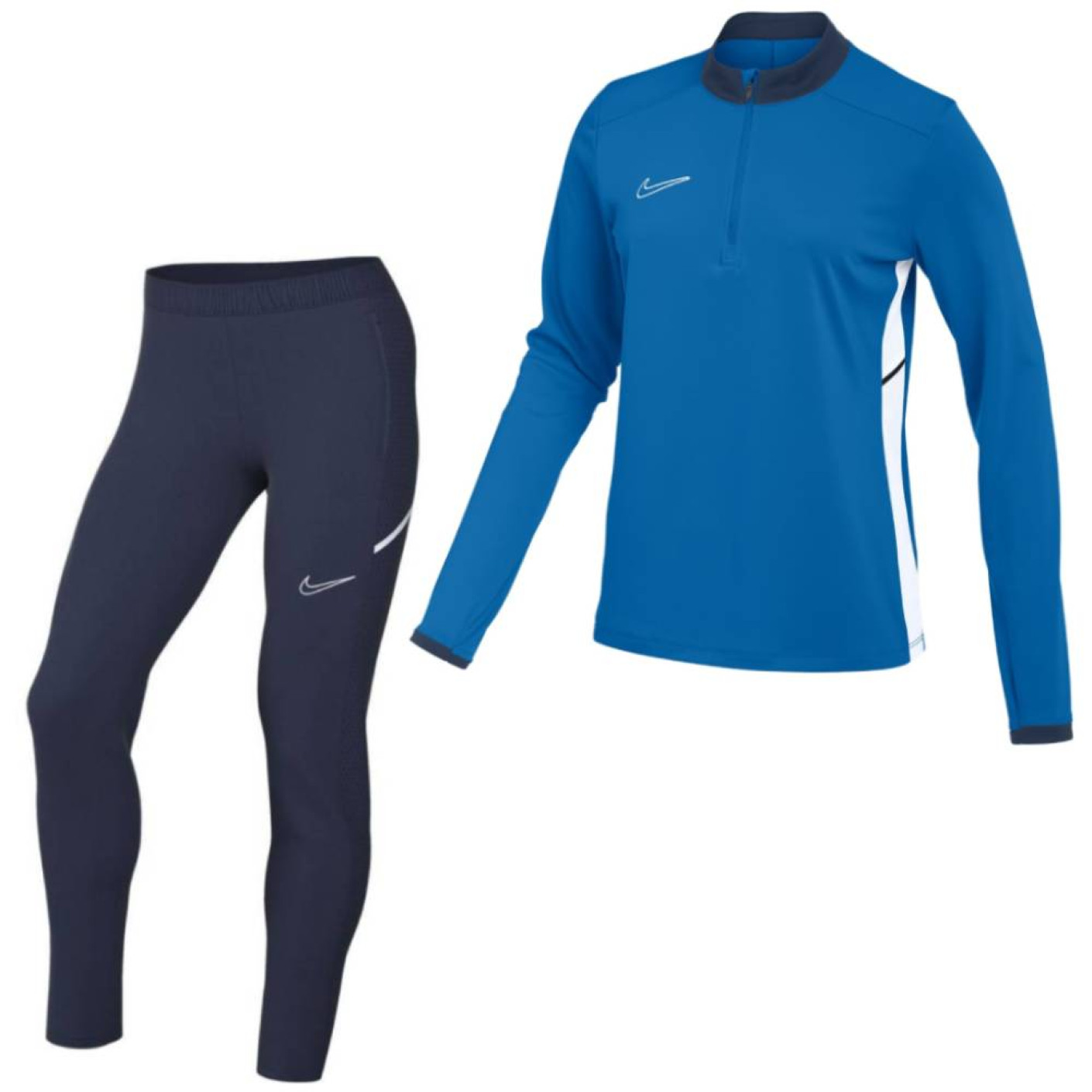 Nike Academy 25 Trainingspak 1/4-Zip Dames Blauw Donkerblauw Wit