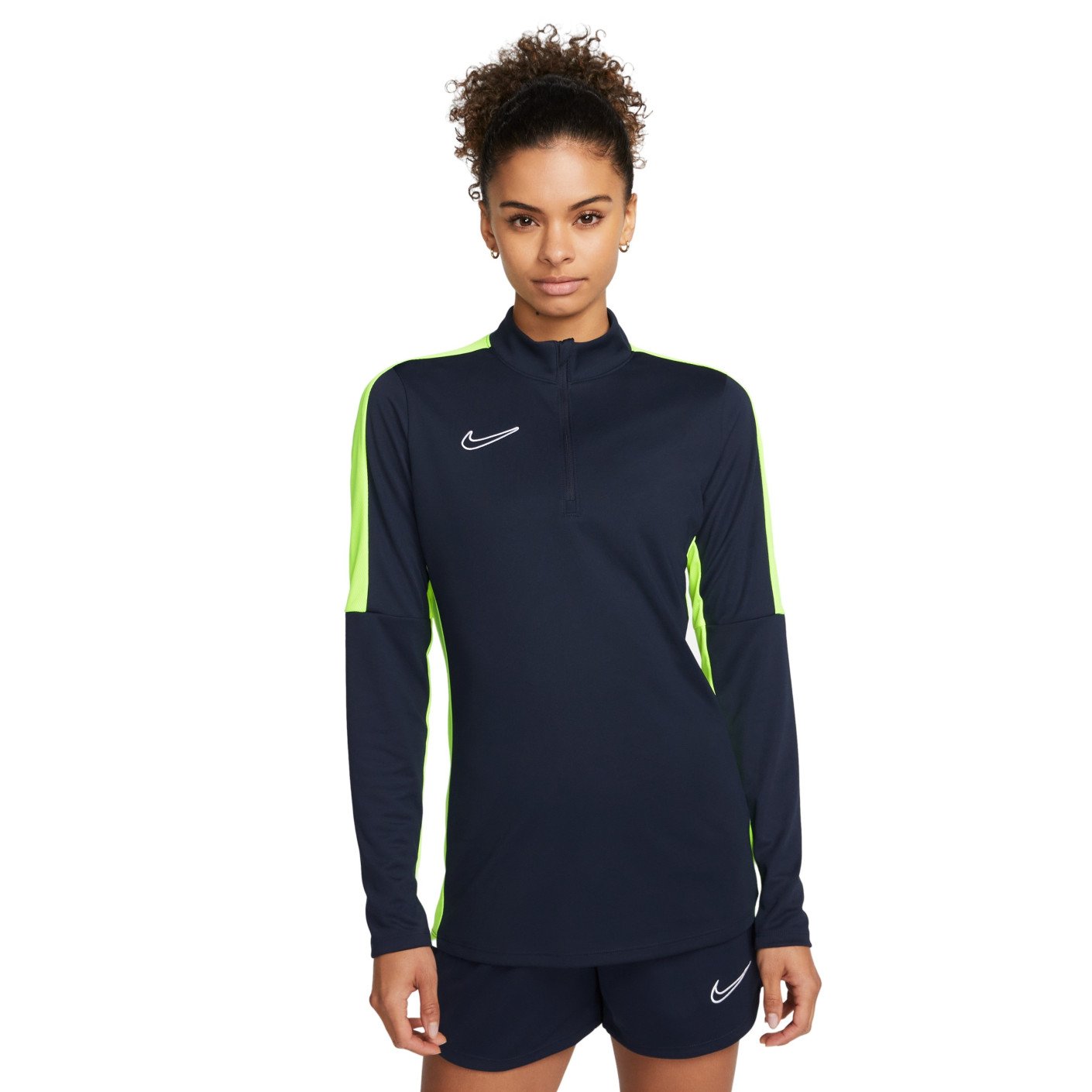 Nike Dri-FIT Academy 23 Trainingspak Dames Donkerblauw Geel Wit
