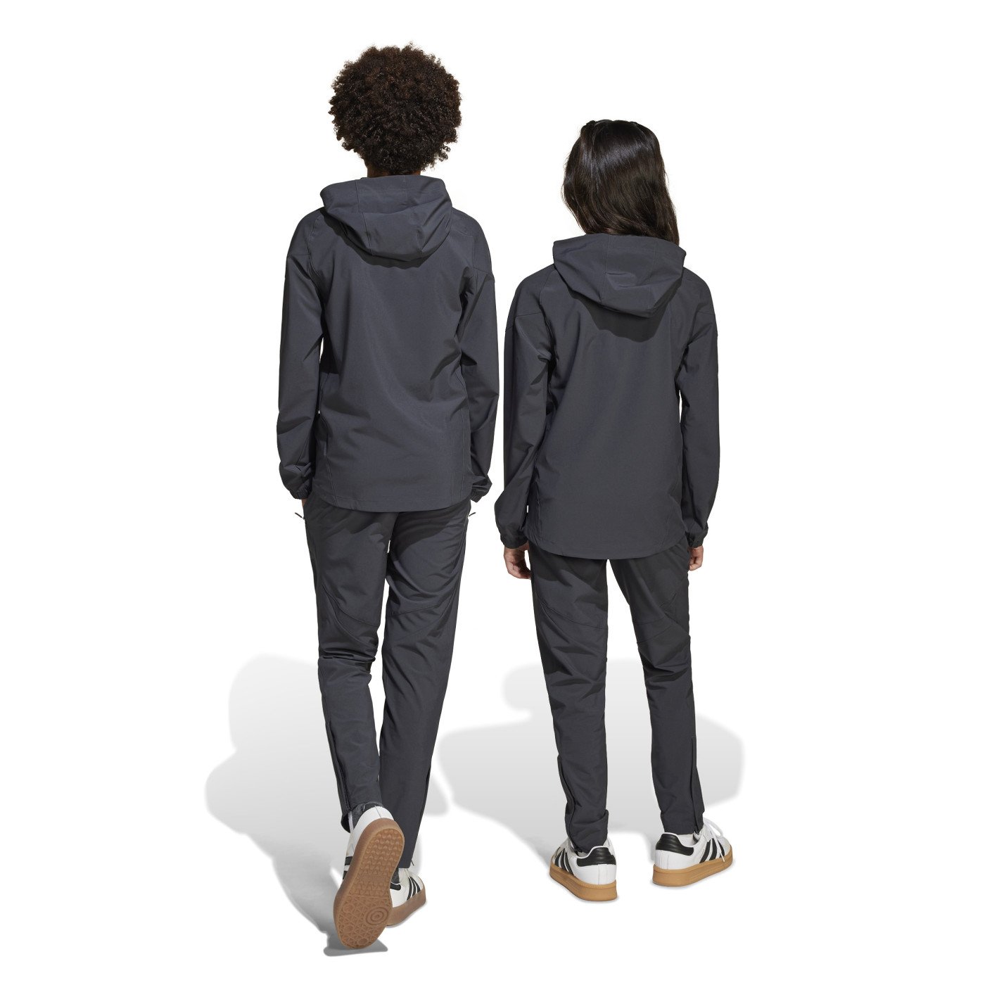 adidas Arsenal Vis Tech Trainingspak Full-Zip 2024-2025 Kids Donkergrijs