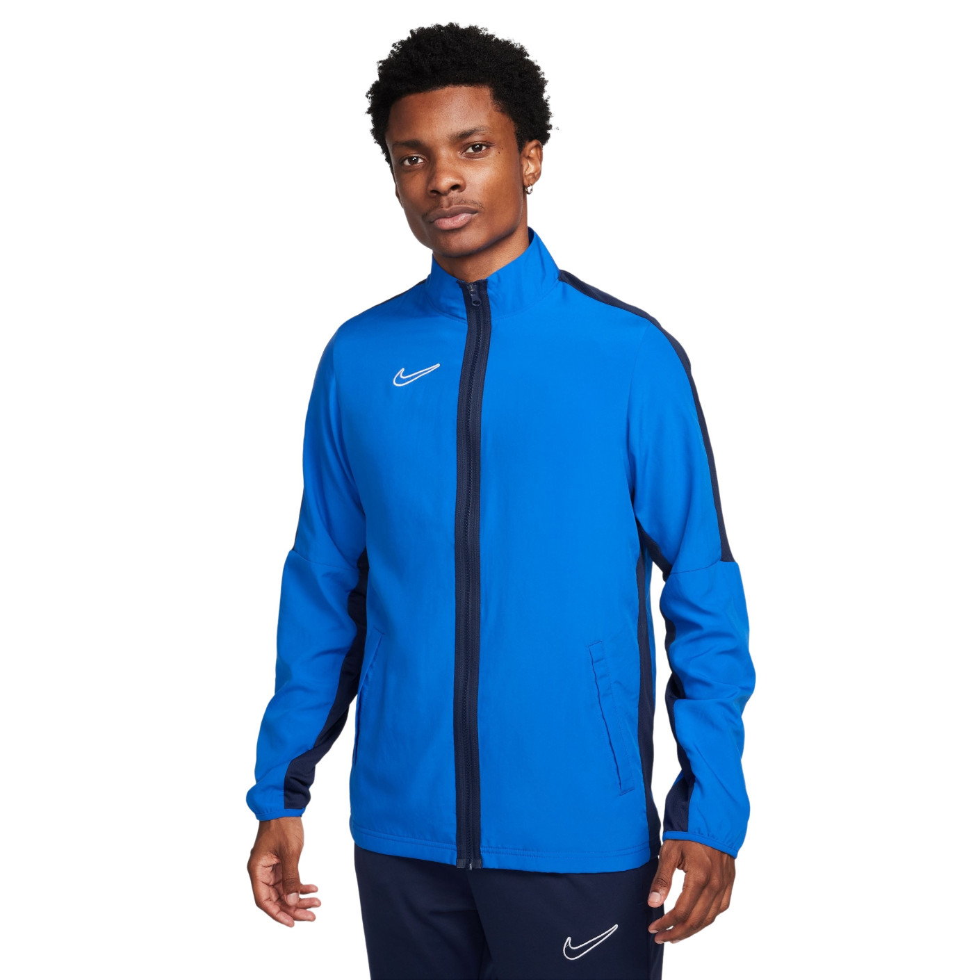 Nike Dri-FIT Academy 23 Full-Zip Trainingspak Woven Blauw Donkerblauw Wit