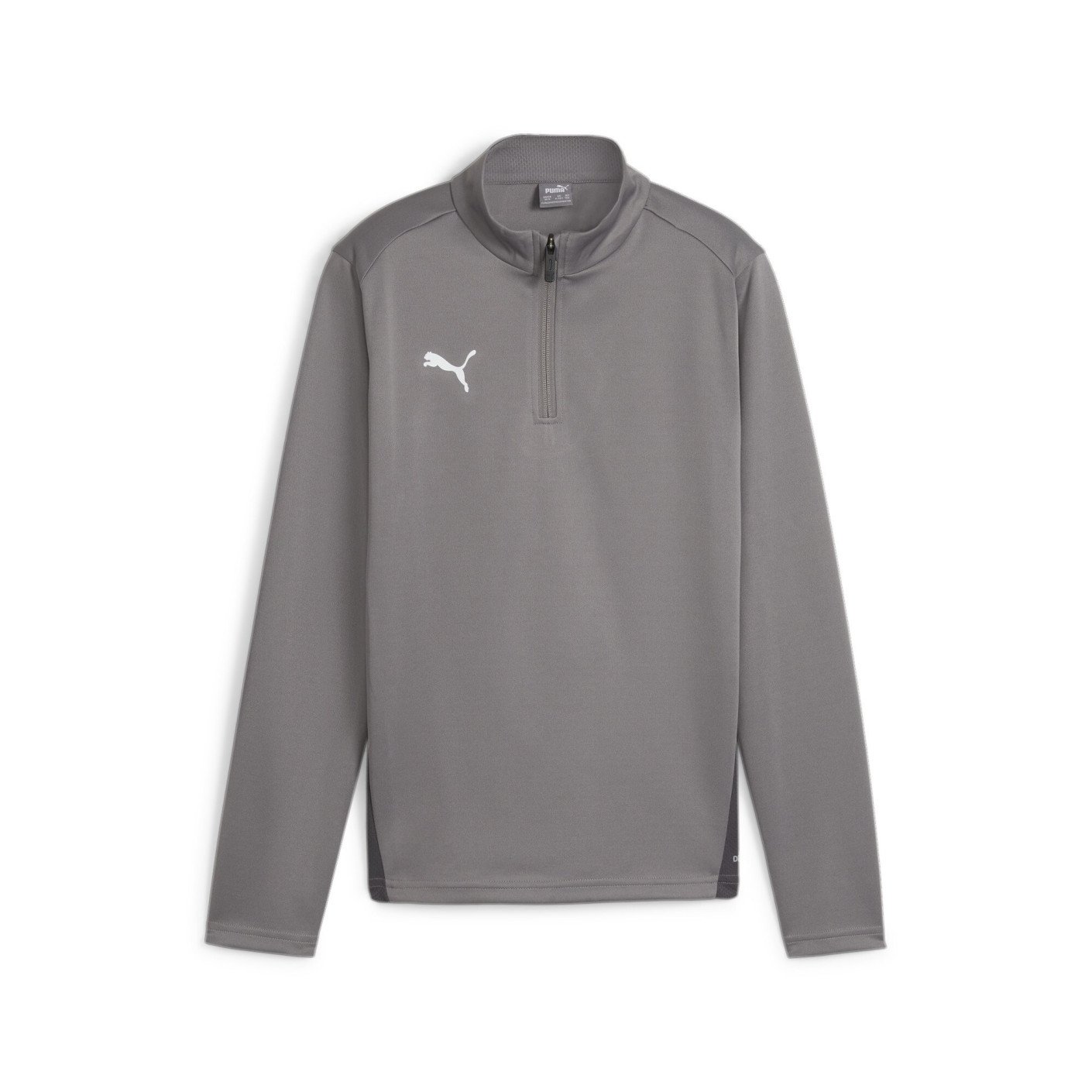 PUMA teamGOAL Trainingspak 1/4-Zip Kids Grijs Zwart Wit