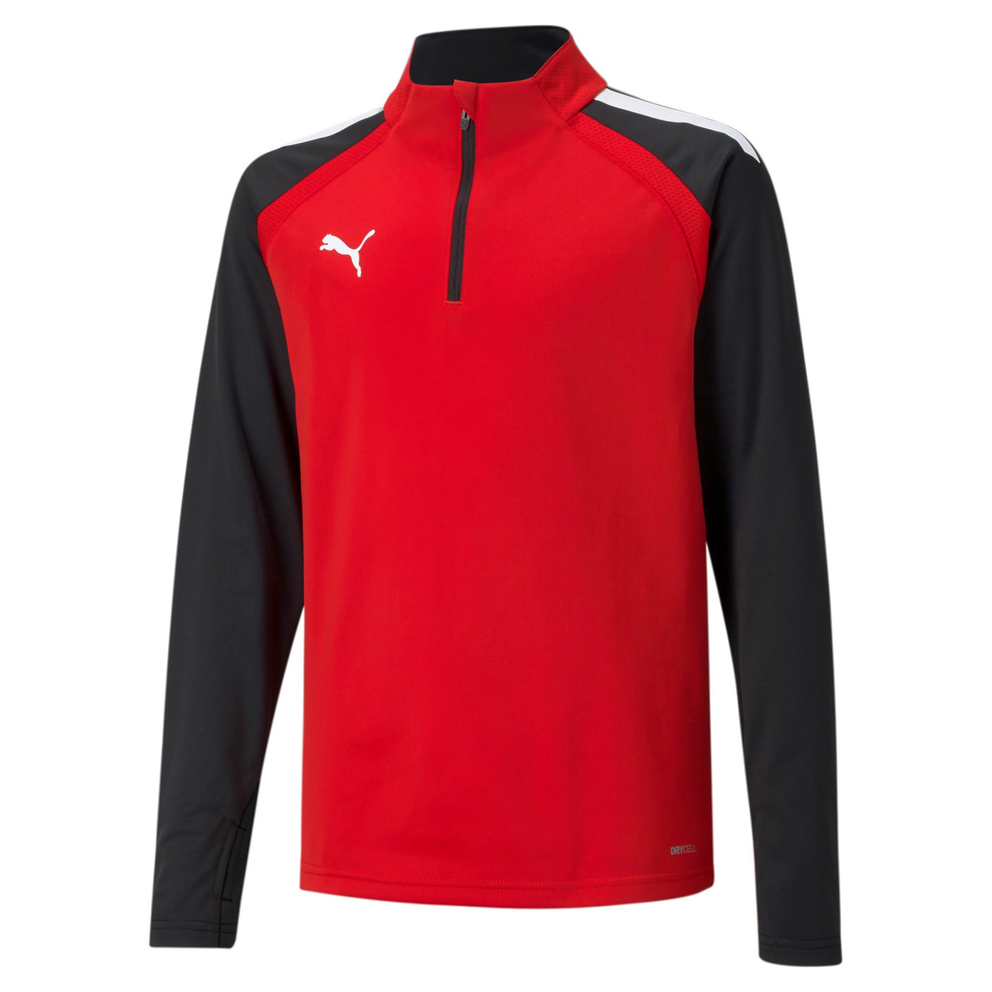 PUMA teamLIGA 1/4-Zip Trainingspak Kids Rood Zwart