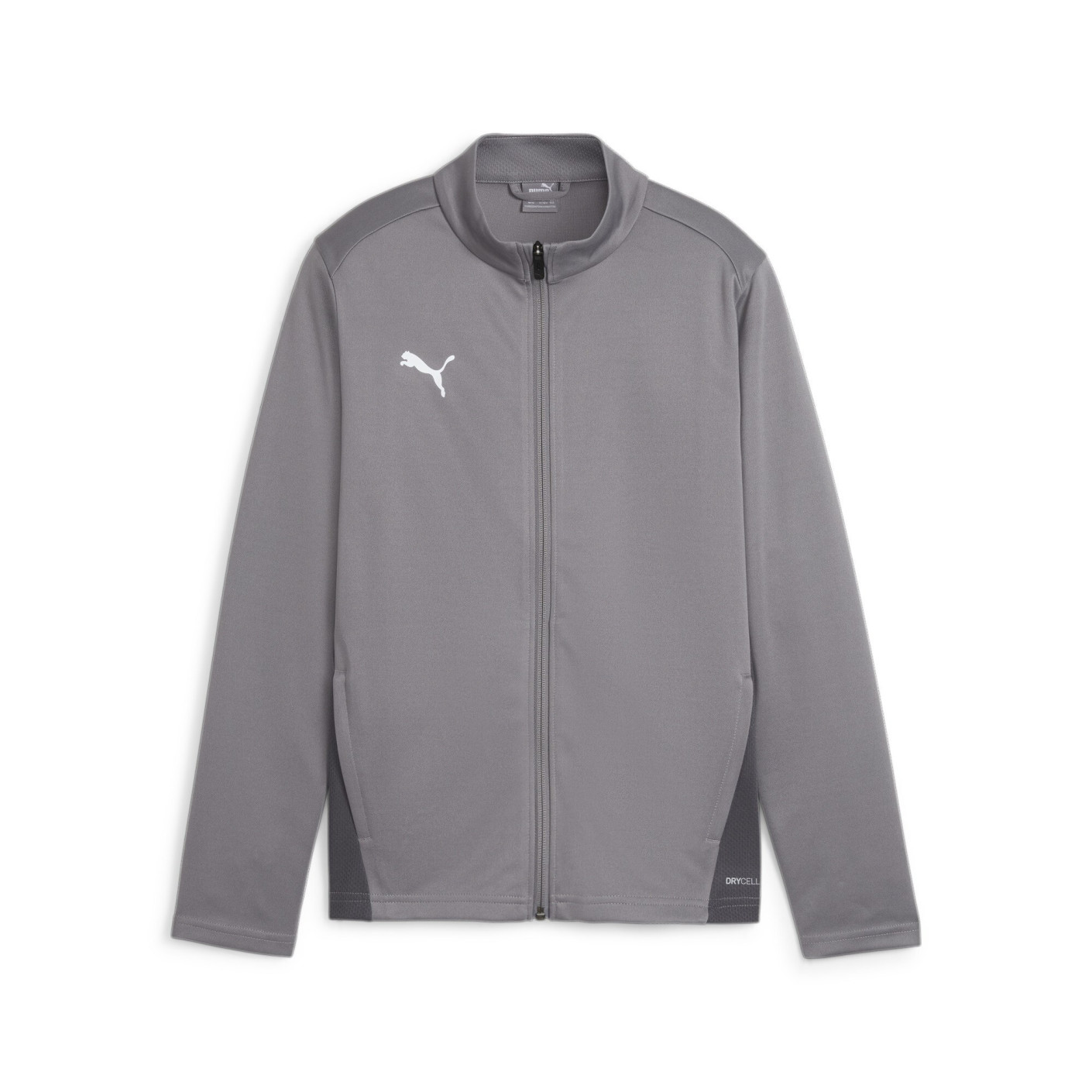 PUMA teamGOAL Trainingspak Full-Zip Kids Grijs Zwart Wit
