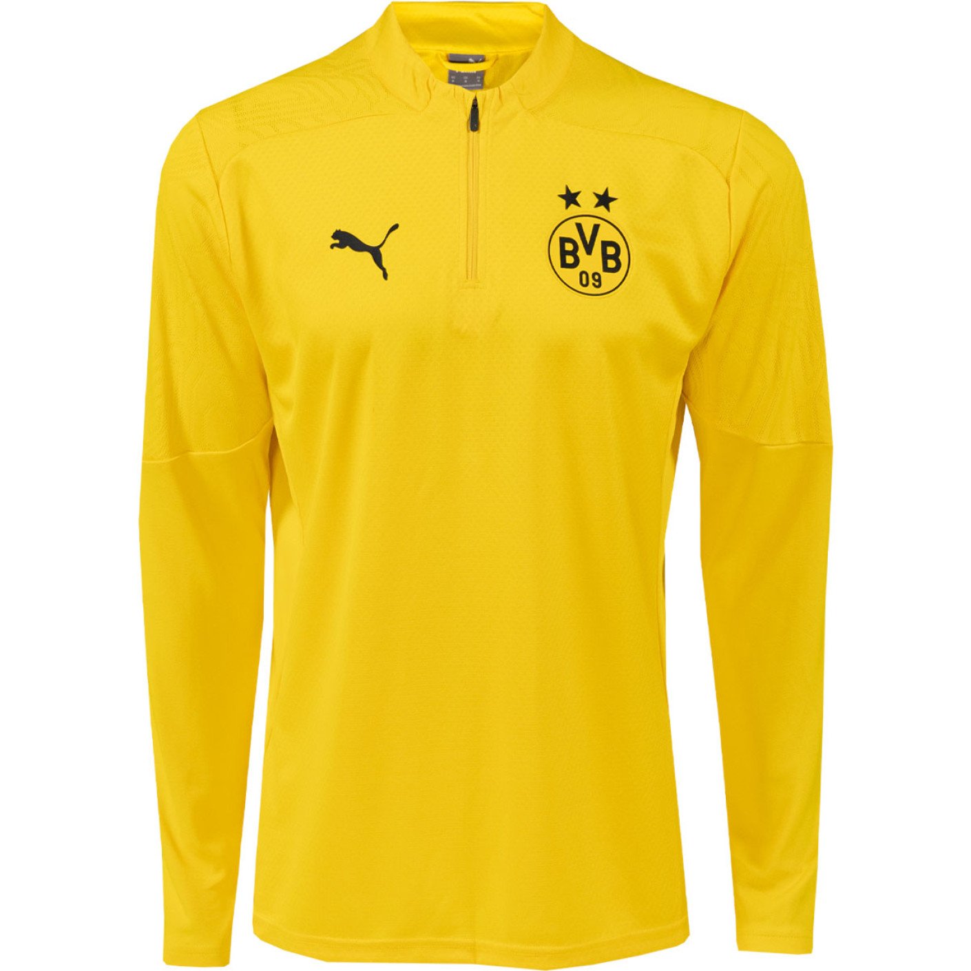 PUMA Borussia Dortmund Trainingspak 1/4-Zip 2024-2025 Kids Geel Zwart