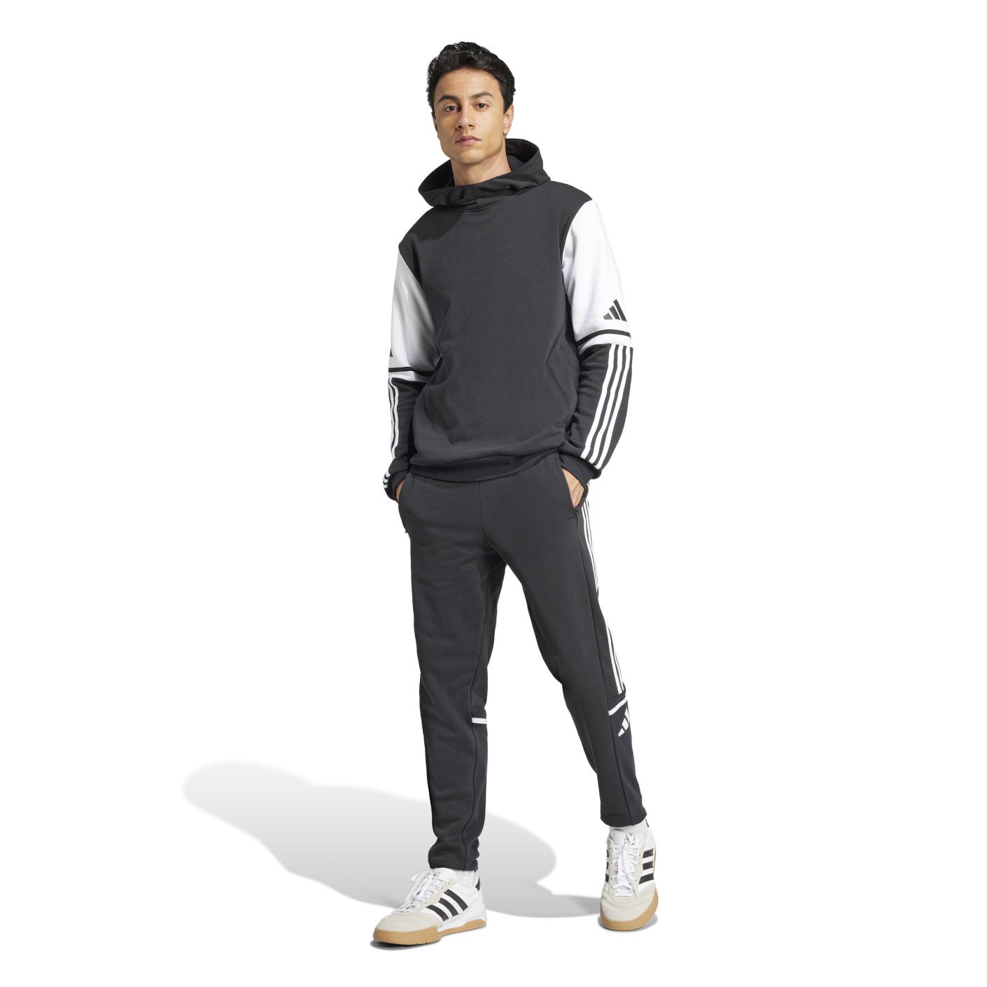 adidas Squadra 25 Sweat Hooded Trainingspak Zwart Wit