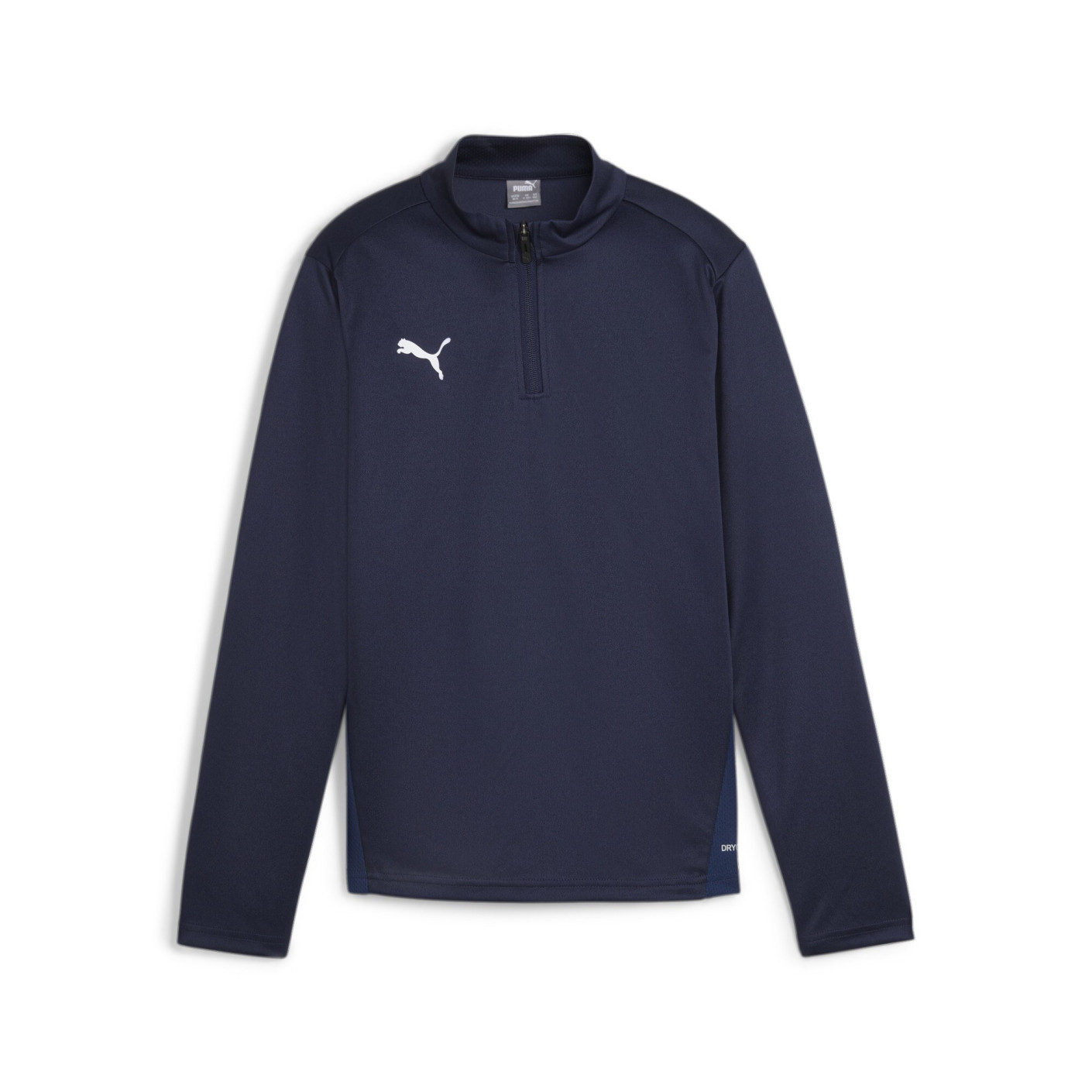 PUMA teamGOAL Trainingspak 1/4-Zip Kids Donkerblauw Wit