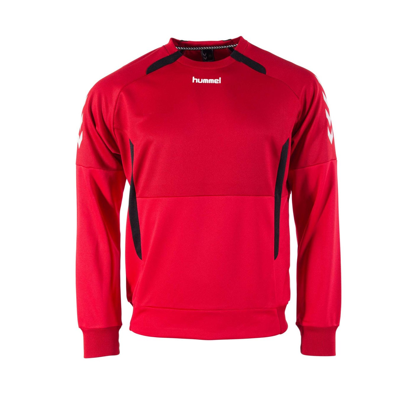 hummel Authentic Crew Trainingspak Kids Rood Zwart