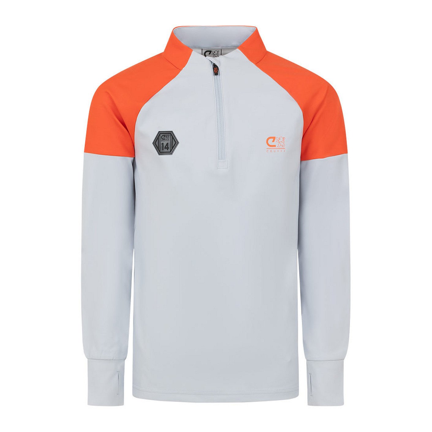 Cruyff Icon Trainingspak 1/4-Zip Kids Grijs