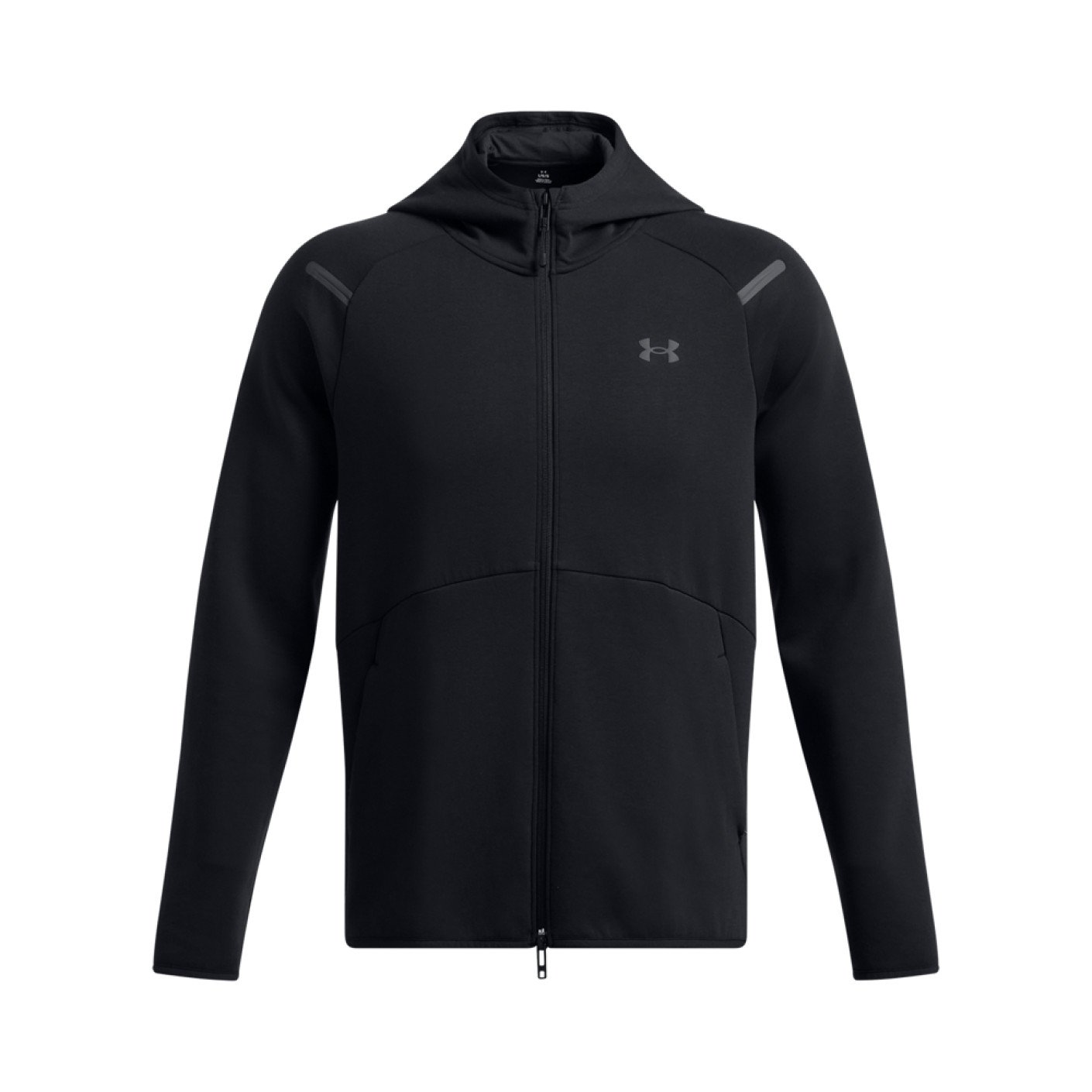 Under Armour Unstoppable Fleece Joggingpak Full-Zip Zwart Donkergrijs