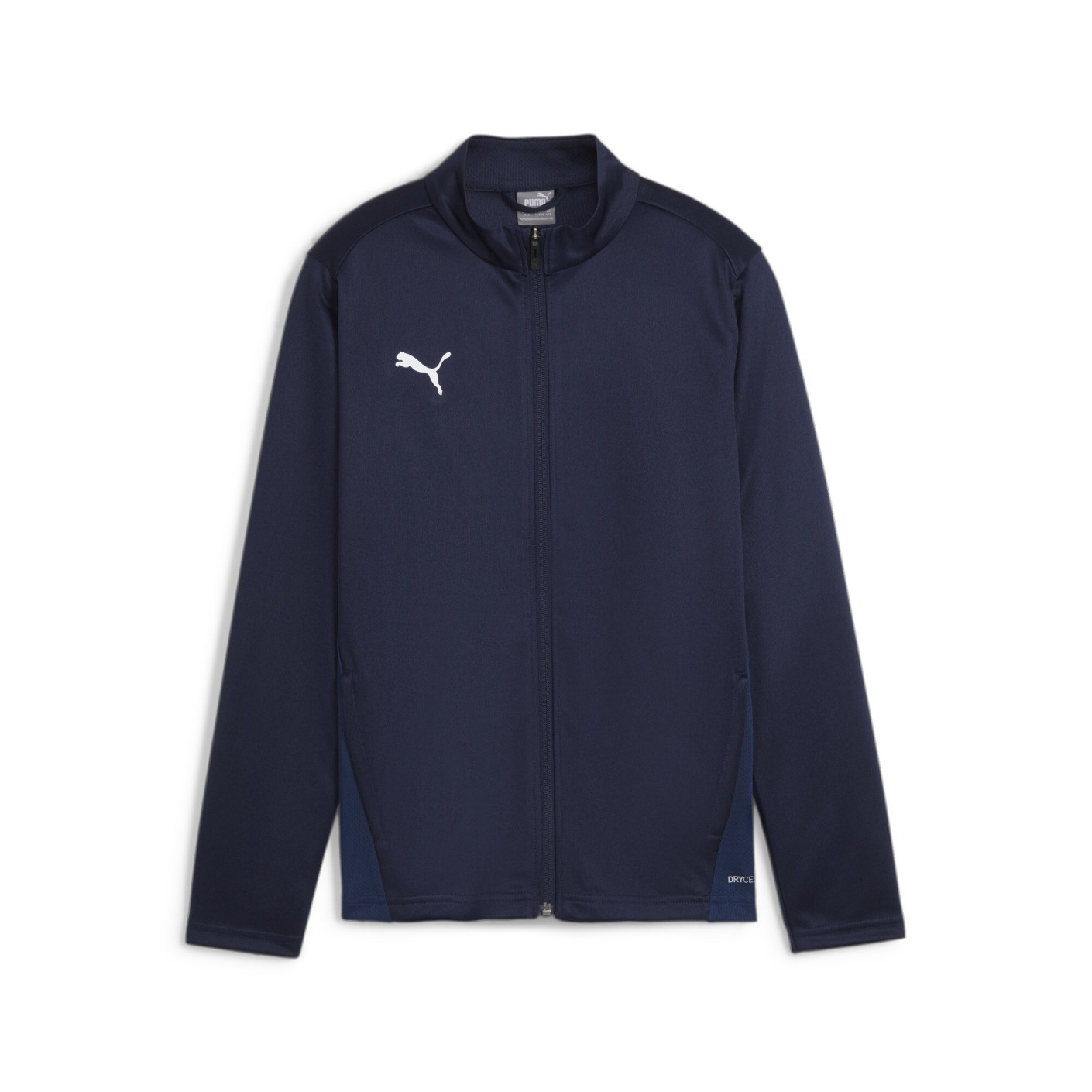 PUMA teamGOAL Trainingspak Full-Zip Kids Donkerblauw Wit