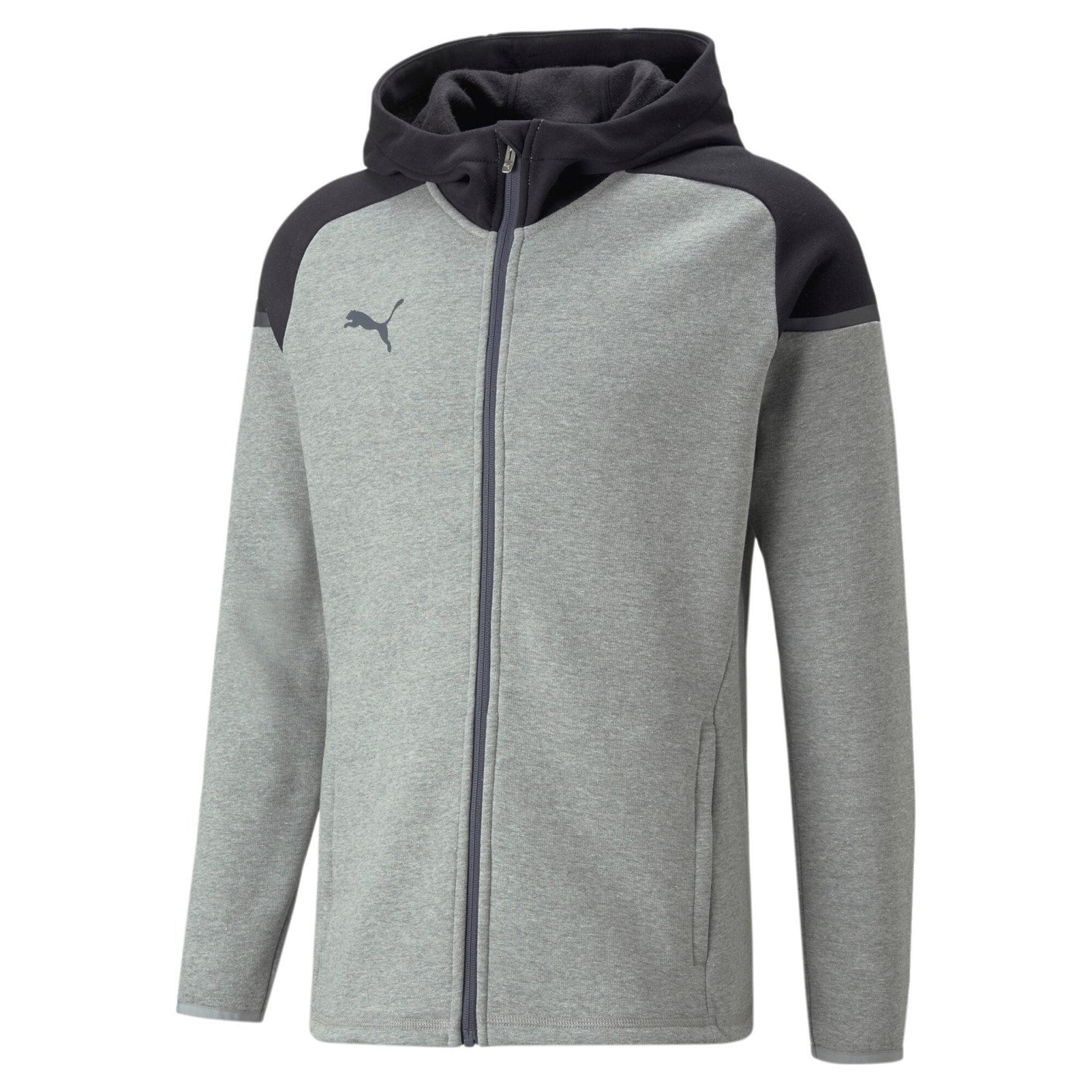 PUMA TeamCup Casual Trainingspak Grijs Zwart Donkergrijs