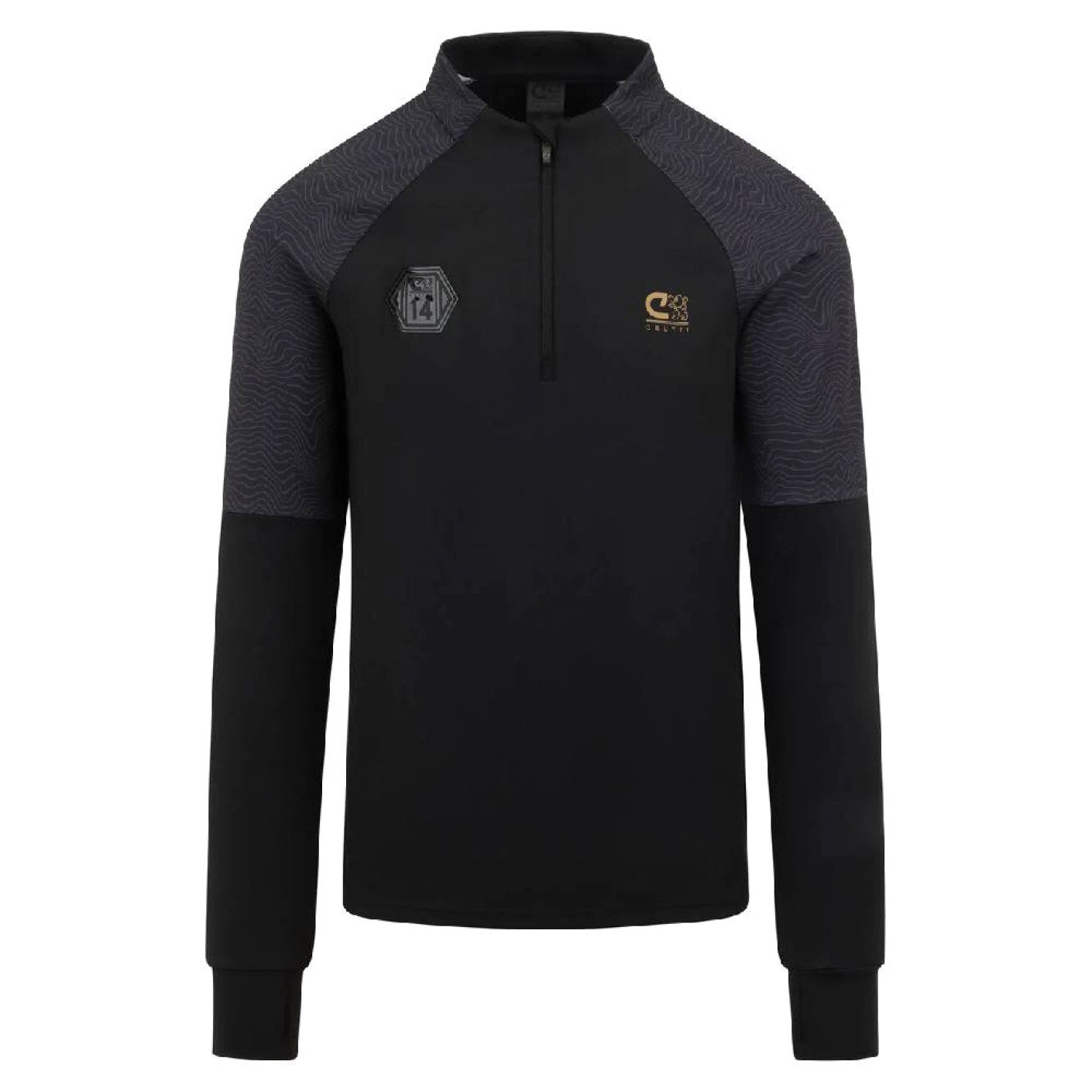 Cruyff Icon Trainingspak 1/4-Zip Zwart
