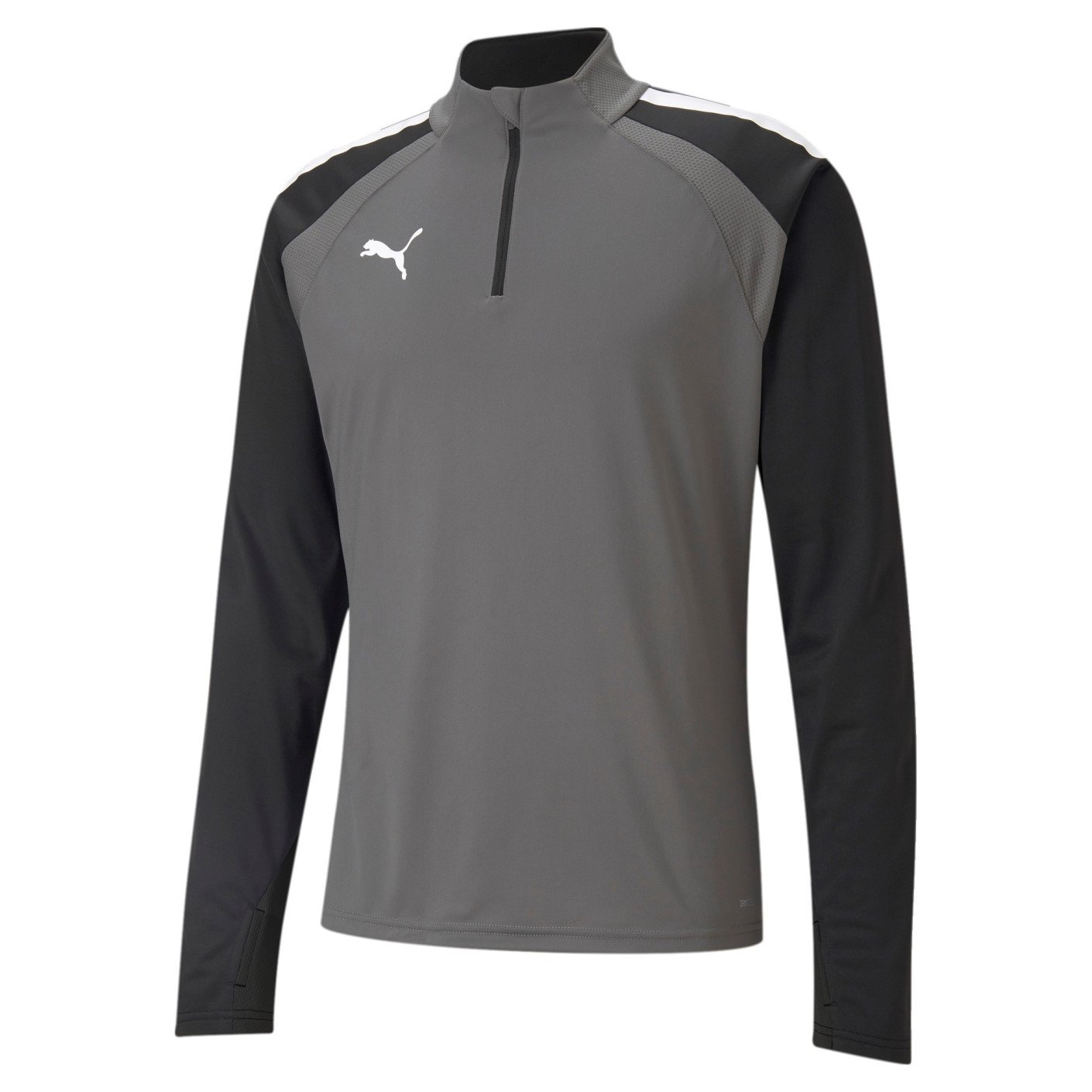 PUMA teamLIGA 1/4-Zip Trainingspak Grijs Zwart
