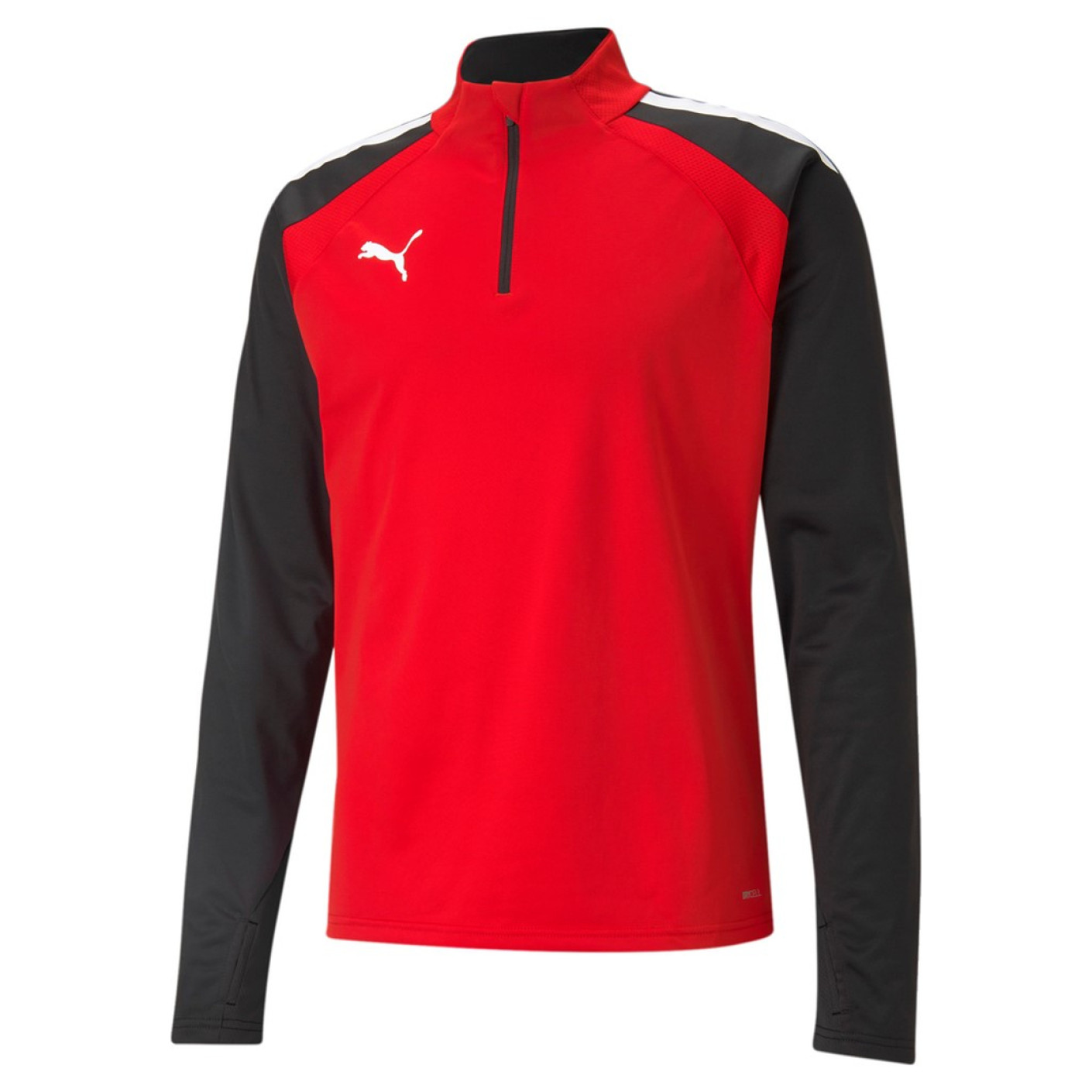PUMA teamLIGA 1/4-Zip Trainingspak Rood Zwart