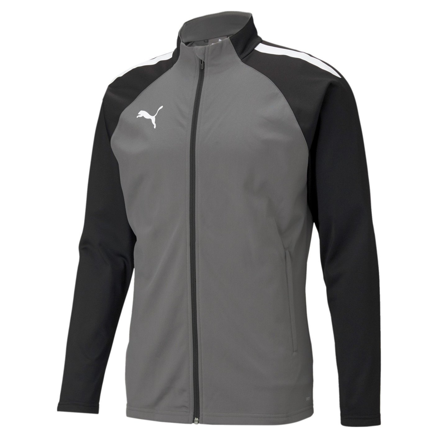 PUMA teamLIGA Full-Zip Trainingspak Grijs Zwart