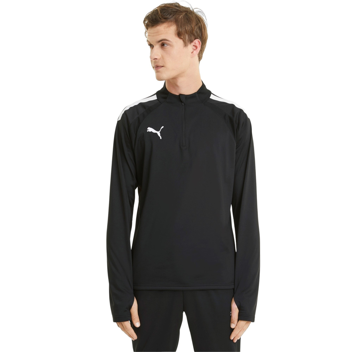 PUMA teamLIGA 1/4-Zip Trainingspak Zwart Zwart