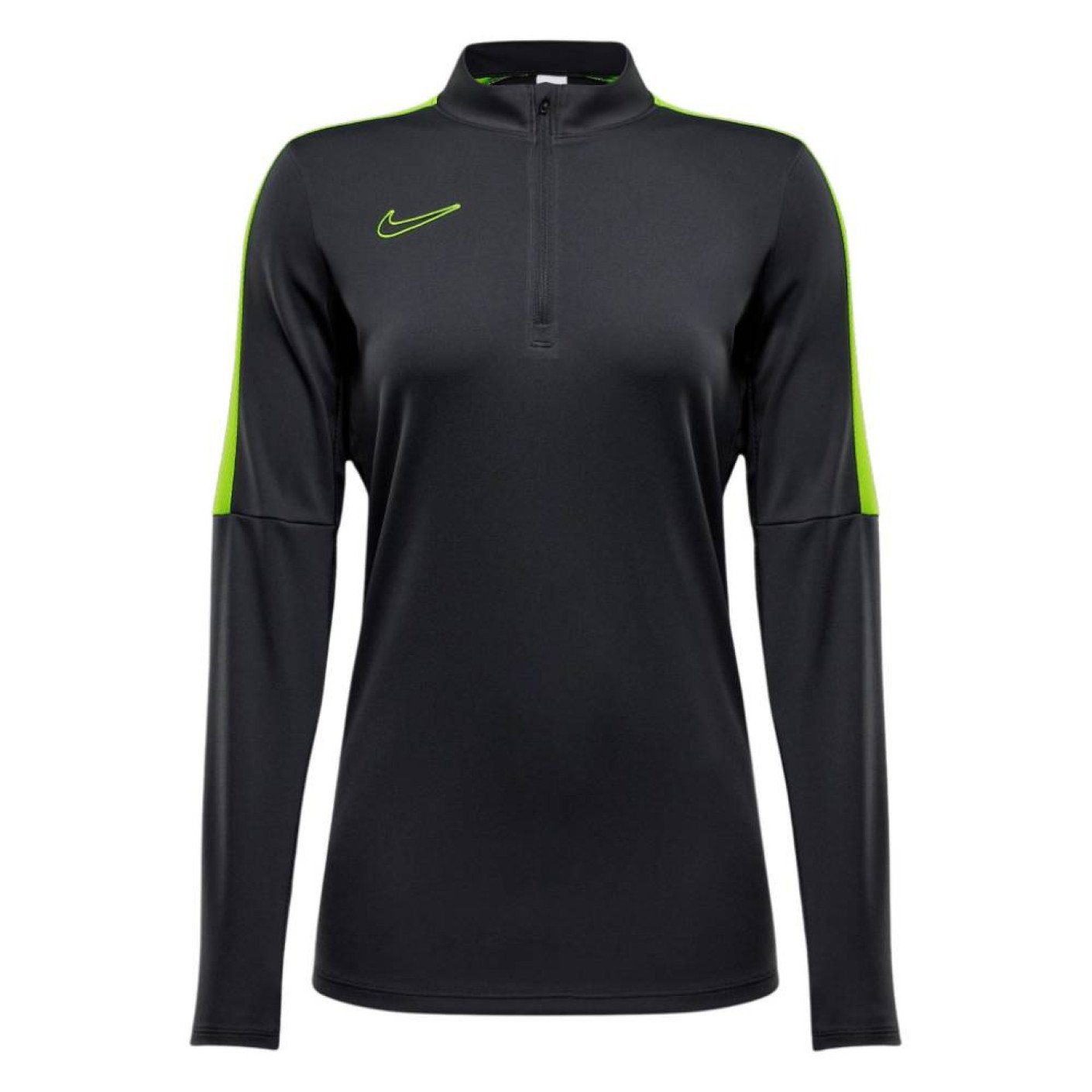 Nike Academy 23 Trainingspak 1/4-Zip Dames Antraciet Neongeel
