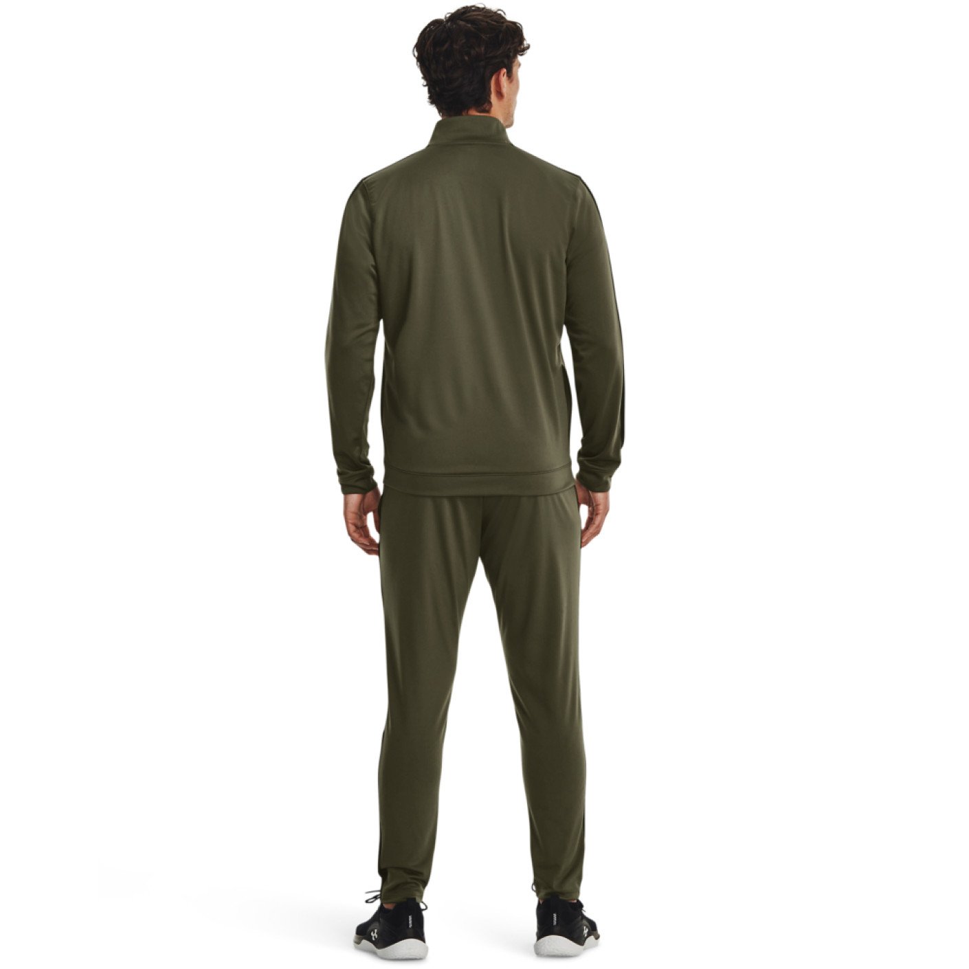 Under Armour Knit Trainingspak Olijfgroen Zwart