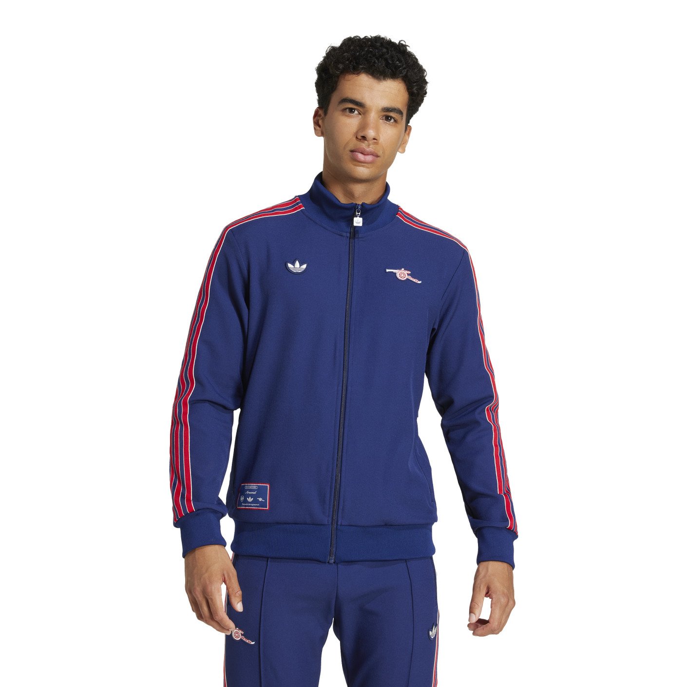 adidas Arsenal Icon Trainingspak Full-Zip 2024-2025 Blauw Rood Wit