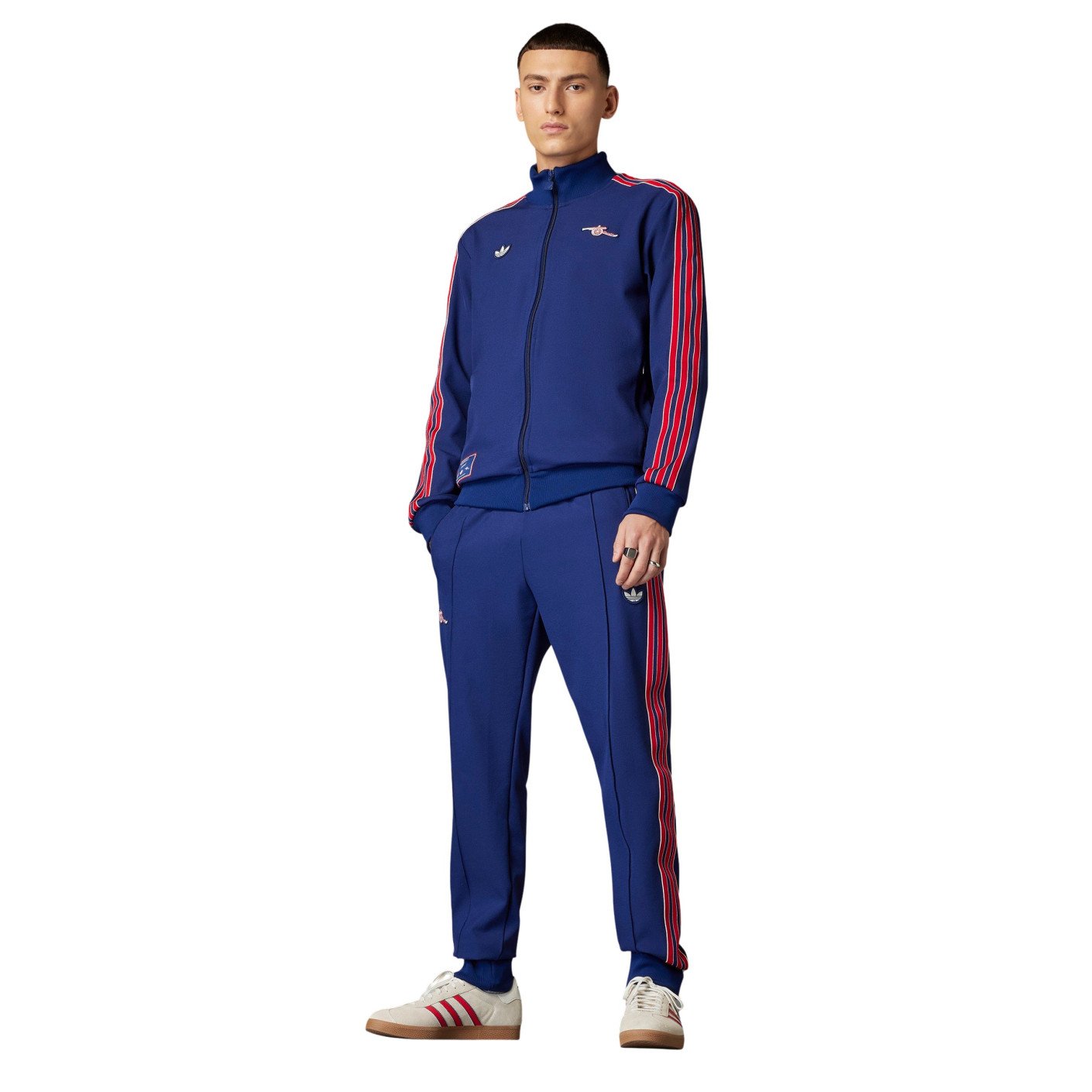 adidas Arsenal Icon Trainingspak Full-Zip 2024-2025 Blauw Rood Wit